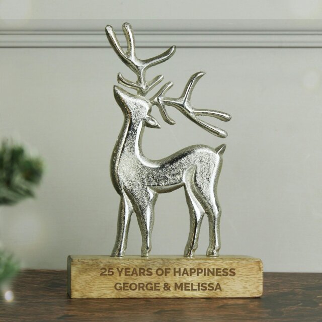 Rackhams Personalised Stag Ornament - image 1