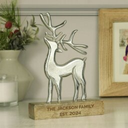 Rackhams Personalised Stag Ornament - thumbnail 4