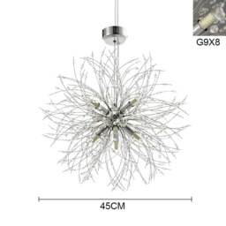Rackhams 8 Light Holders Sputnik Hanging Pendant Light - thumbnail 6