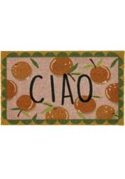 Rackhams Natural Ciao Orange Coir Doormat - 45x75 cm - thumbnail 1