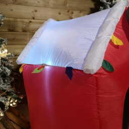 Rackhams 1.2m Inflatable Light Up LED Indoor Outdoor Dog House Christmas Decoration - thumbnail 5