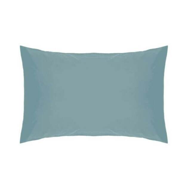 Rackhams Easycare Percale Housewife Pillowcase - Teal - One Size - Teal - 50% Cotton/50% Polyester - image 1