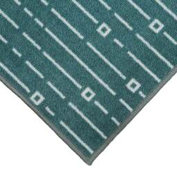 Rackhams Savio Machine Washable Doormat and Runner, Teal - thumbnail 5