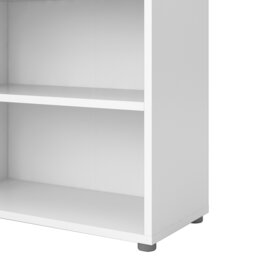 Rackhams Prima Bookcase 2 Shelves in White - White - Wood - 1 - thumbnail 6