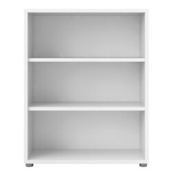 Rackhams Prima Bookcase 2 Shelves in White - White - Wood - 1 - thumbnail 2