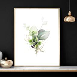 Rackhams Botanical art print - set of 3 wall art prints - A2 16.54 x 23.39 in / 42 x 59.4 cm - Matte Museum Quality Art Paper 290 gsm - Oak Frame - thumbnail 6