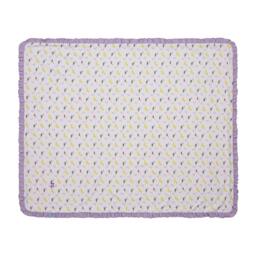 Rackhams Baby blanket - girls duck print - Lilac - One Size - thumbnail 2