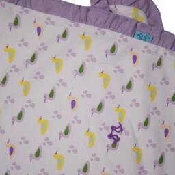 Rackhams Baby blanket - girls duck print - Lilac - One Size - thumbnail 5