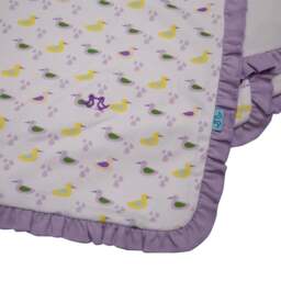 Baby Blankets, Purple Floral Toddler Blanket For Boys Girls, Dotted...