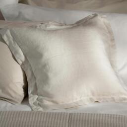 Rackhams Natural French Linen Pillowcases - Standard - Pair - Oxford - thumbnail 5