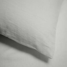 Rackhams Natural French Linen Pillowcases - Standard - Pair - Oxford - thumbnail 3
