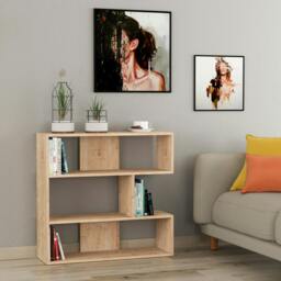 Rackhams Molly Modern Compact Bookcase Display Unit No.1 89cm - Anthracite Grey - thumbnail 2
