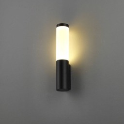 Rackhams 6 Watt LED Black Outdoor Wall Lantern Light - thumbnail 2