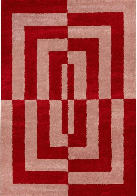 Rackhams Joli Geometric Red & Pink Rug - 160X230 cm - image 1