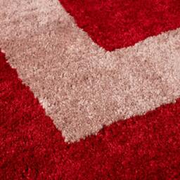 Rackhams Joli Geometric Red & Pink Rug - 160X230 cm - thumbnail 3