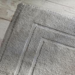 Rackhams Light Grey Egyptian Cotton Bath Mat - 2 Pack - thumbnail 2