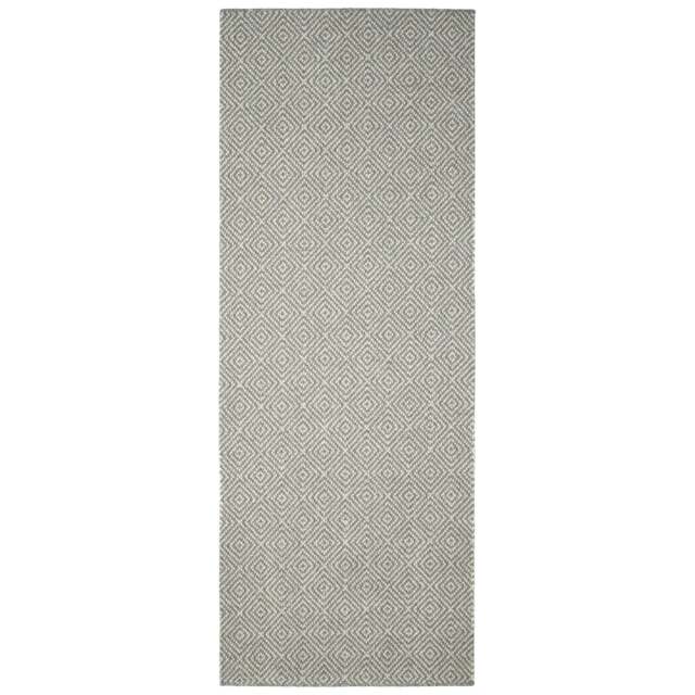 Rackhams Washable Designer Mat Diamond Grey - 132 - 67X180 cm - image 1
