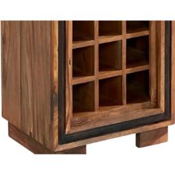 Rackhams Tanishia Sheesham Wine Bookcase - Wood - 1 - 50CM X 40CM X 175CM  (LXDXH) - thumbnail 6