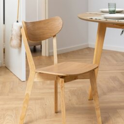 Rackhams Roxby Dining Chairs in Oak Set of 2 - 1 - thumbnail 6