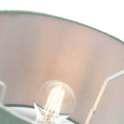 Rackhams Contemporary and Sleek Mint Plain Linen Fabric Drum Lamp Shade 60w Maximum - thumbnail 5