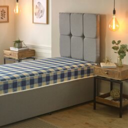 "Rackhams Budget Plus Spring Mattress - 6.5"" Deep, Durable Design - Blue - 1 - 2ft6 Shorty Small Single Mattress (75cm x 175cm)" - thumbnail 4