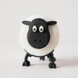 Rackhams Baa-rilliant Black Sheep Fun Toilet Roll Holder - Pack of 3 Sheep - thumbnail 5