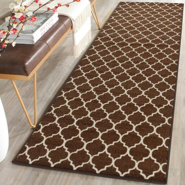 Rackhams Trellis Gel Mat - Brown Cream - 40cm x 60cm (1.3ft x 1.95ft) - image 1