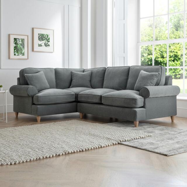 Rackhams The Bromfield Left Hand Corner Sofa - Charcoal - image 1