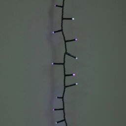 Rackhams 37.5m 1500 LED TreeBrights Christmas String Lights with Timer in Blue, White & Purple - thumbnail 5