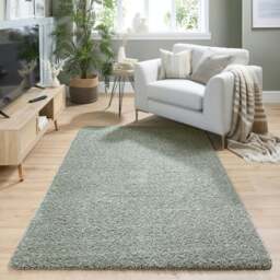 Rackhams Washable Fleck Rug - Green Colour - 100X150 cm - thumbnail 5