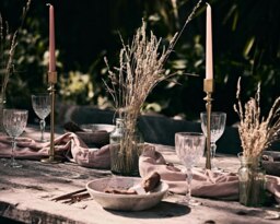 Rackhams Jenna Brass Candle Holders Set - thumbnail 4