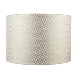 Rackhams Modern Light Shimmer Taupe Drum Shade with Inner Champagne Gold Lining - thumbnail 4