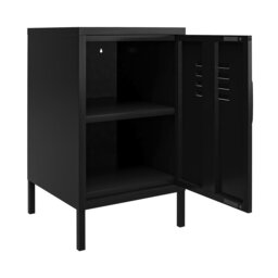 Rackhams Mission District End Table Black Metal - Black - thumbnail 4