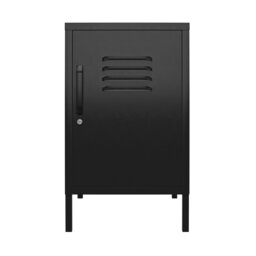 Rackhams Mission District End Table Black Metal - Black - thumbnail 3
