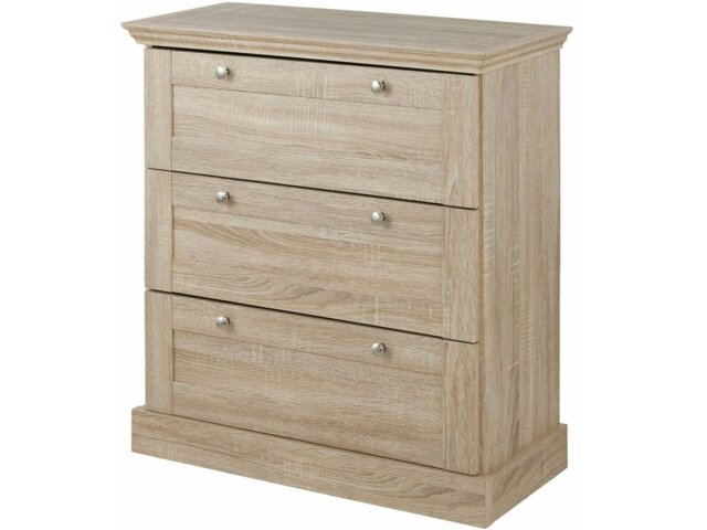 Rackhams Binz Chest with 3 drawers in Oak 3D - Brown - image 1