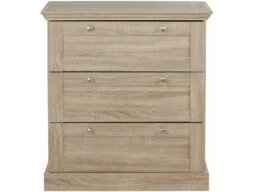 Rackhams Binz Chest with 3 drawers in Oak 3D - Brown - thumbnail 3