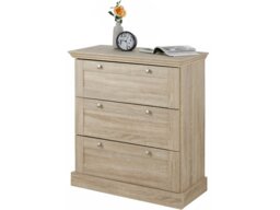 Rackhams Binz Chest with 3 drawers in Oak 3D - Brown - thumbnail 5