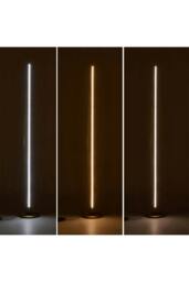 Rackhams Dimmable LED Floor Lamp with Remote Control - Black - thumbnail 5