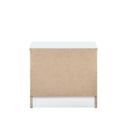 Rackhams Pair of Highbury 1 Drawer Open Shelf Bedside Tables - White - thumbnail 5