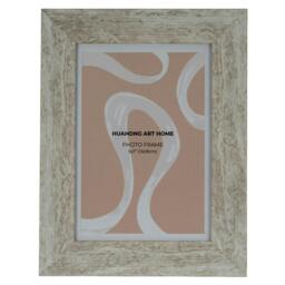 Rackhams Kust Single Photo Frame - White - White - 100% Mixed