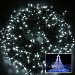 Rackhams Cool White LED Multifunction Outdoor String Fairy Lights with Timer, Size Options 100 to 2000 LEDs - 200294G - 8 - String lights - thumbnail 3