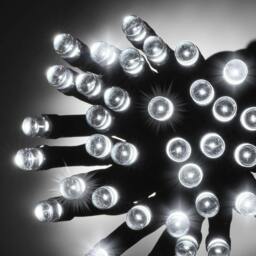Rackhams Cool White LED Multifunction Outdoor String Fairy Lights with Timer, Size Options 100 to 2000 LEDs - 200294G - 8 - String lights - thumbnail 4