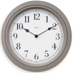 Rackhams Devonshire Traditional Wall Clock - Grey
