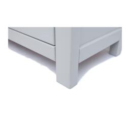 Rackhams Argenta Light Grey 1 Drawer TV Cabinet Chrome Knob - Light Grey - thumbnail 6