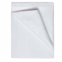 Rackhams 1000Thread Count Egyptian Cotton Flat Bed Sheet - White - King - White - 55% Egyptian Cotton/45% Cotton - thumbnail 2