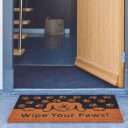 Rackhams Coir Animal Wipe Your Paws Mat 40x70 cm - thumbnail 2