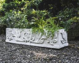 Rackhams Extra Large Tulip design Stone Planter Trough - thumbnail 3
