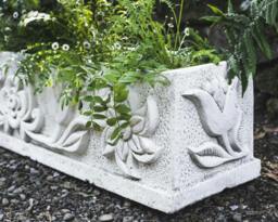Rackhams Extra Large Tulip design Stone Planter Trough - thumbnail 5