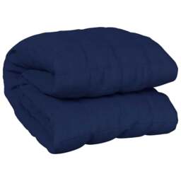 Rackhams Weighted Blanket Blue 150x200 cm 7 kg Fabric - thumbnail 2