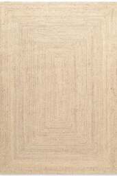 Rackhams Sharmila Jute Rug Natural White - Handwoven - 60X90 cm